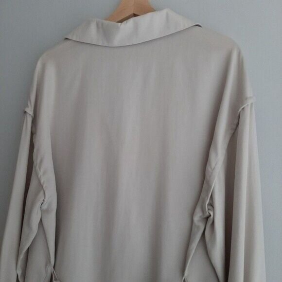 YAYA - NWOT Woman Waist Tie Unstructured Blazer | Light Jacket Sz L - Picture 10 of 13